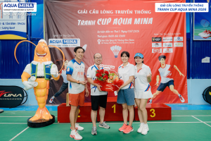 AQUA MINA đồng hành cùng Giải Cầu lông Truyền thống tranh CUP AQUA MINA 2026