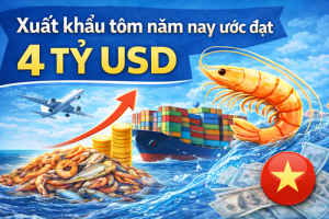 Se estima que las exportaciones de camarón este año alcanzarán los 4 mil millones de dólares