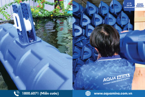Aqua Mina HDPE Circular Floats – The Ideal Solution for Shrimp Pond Aeration Systems