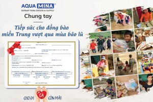 Công ty TNHH Aqua Mina quyên góp 50 triệu đồng ủng hộ bà con miền Trung vùng lũ năm 2025