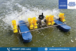 Dàn Quạt Biến Tần Oxy Thế Hệ Mới – Giải pháp tiết kiệm điện và tối ưu vận hành ao nuôi thủy sản