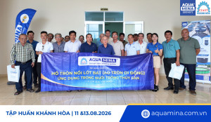Día 2: AQUA MINA continúa su viaje de transferencia de tecnología, acompañando a los productores locales en Khanh Hoa