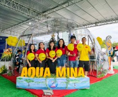 Unique bubble globe from Aqua Mina worth 120 million at Ca Mau Shrimp Festival 2023