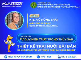 AQUA MINA AMONG 20 OUTSTANDING PRESENTATIONS AT THE WORKSHOP ON APPLYING SCIENCE AND TECHNOLOGY TO IMPROVE THE QUALITY OF VIETNAM’S AQUATIC PRODUCTS