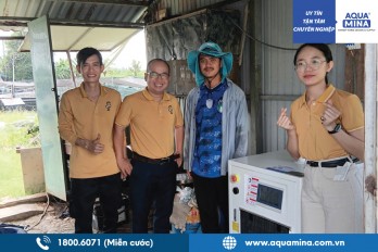 Aqua Mina: Hành trình lắp đặt máy thổi khí thủy sản tận nơi tại Bạc Liêu | Bảo hành chính hãng 2 năm, Tiết kiệm điện 50%